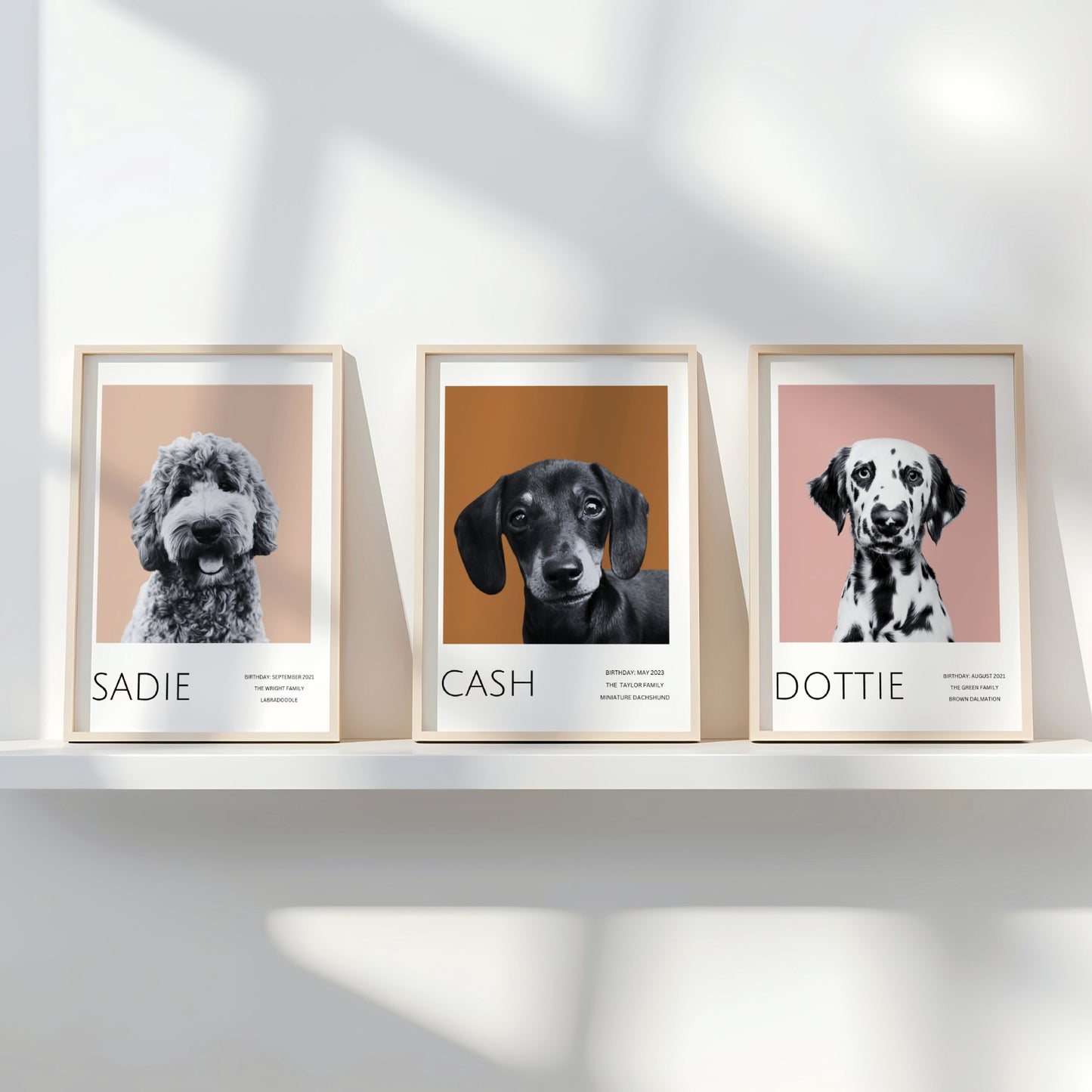 Framed Custom Pet Portrait