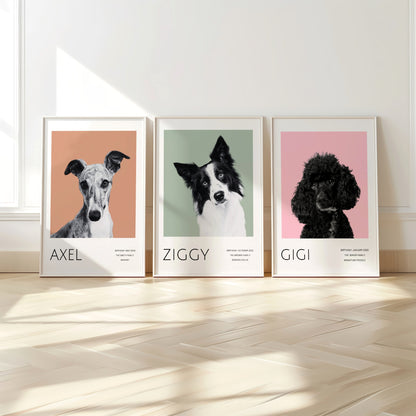 Framed Custom Pet Portrait